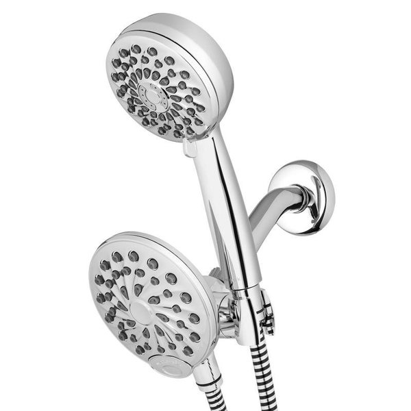 Waterpik PowerPulse Chrome 8 settings Showerhead Combo 1.8 gpm XPB-133E/763E